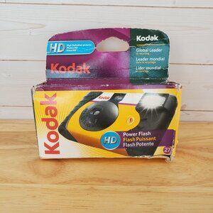 Kodak HD Power Flash Single Use Camera 27 Exposures Expired Film October 2012